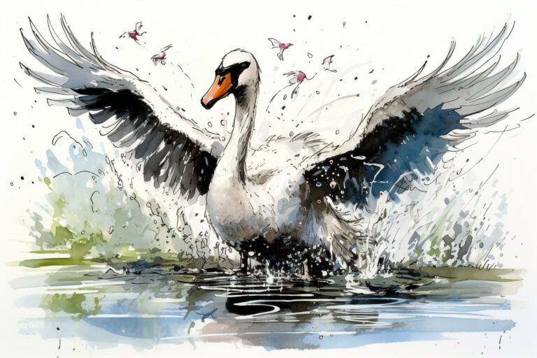 Der elegante Schwan Karl Anton von Weißflandern